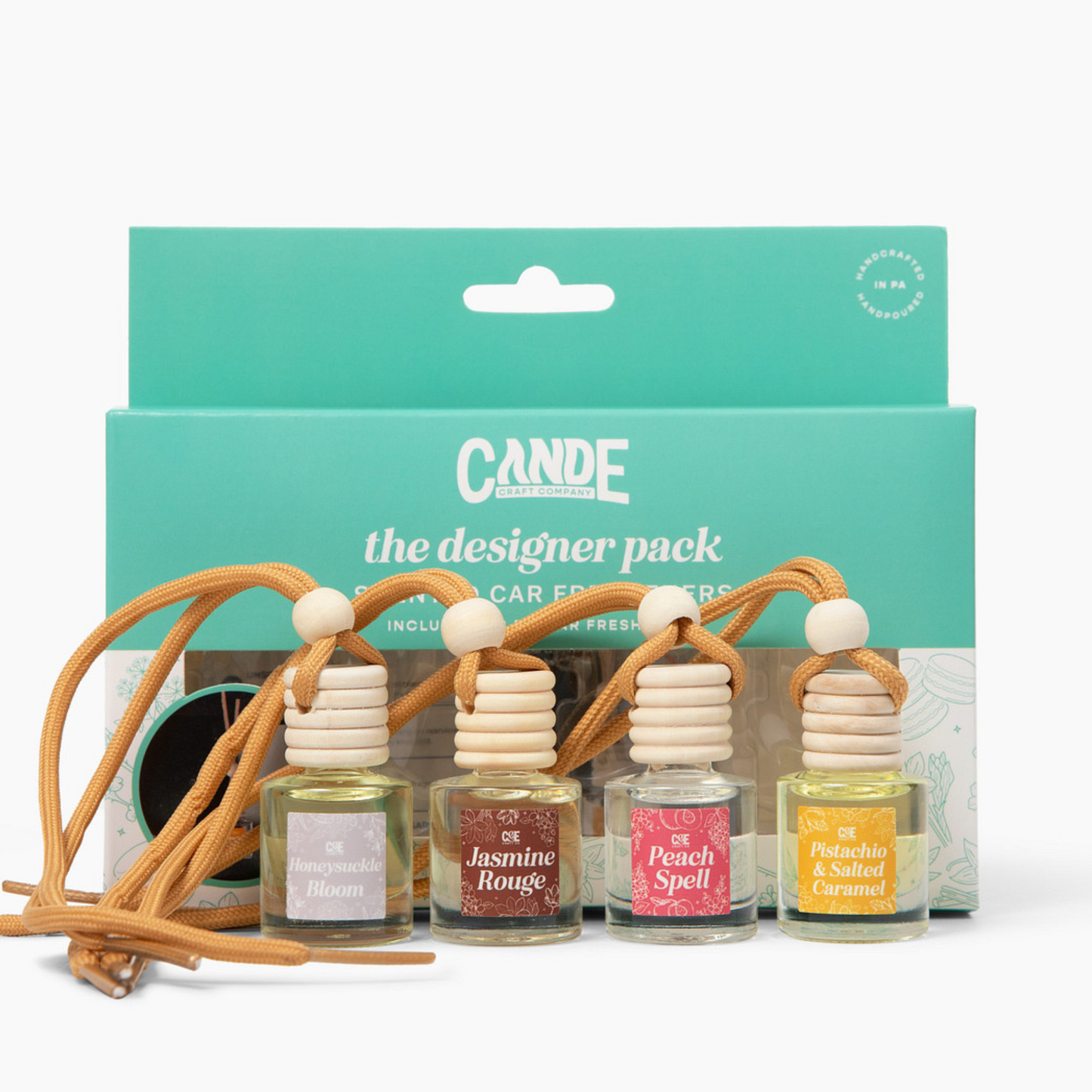 Designer 4 Pack Scented Car Freshener Bundle