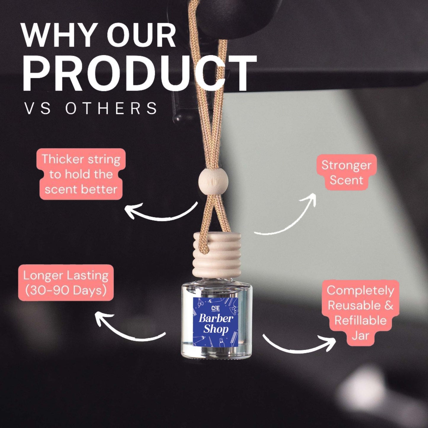 Rhysand Scented Car Freshener