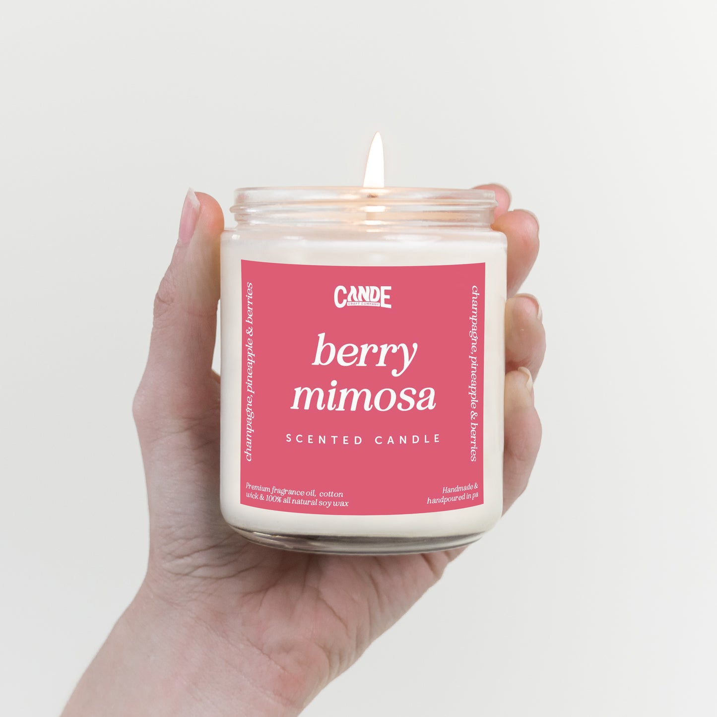 Berry Mimosa Scented Candle