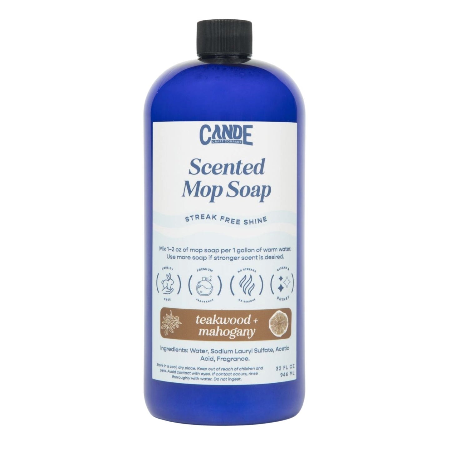 Teakwood & Mahogany Scented Mop Soap