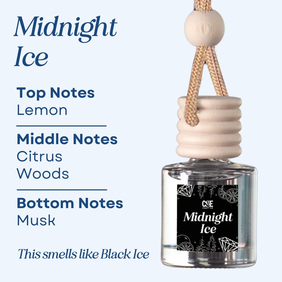 Midnight Ice Scented Car Freshener