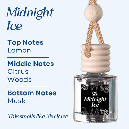 Midnight Ice Scented Car Freshener