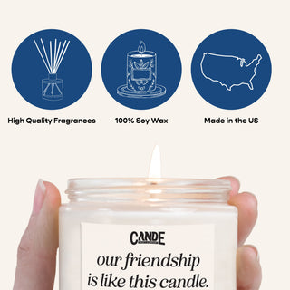 Look at You Getting Your Masters and Shit Candle