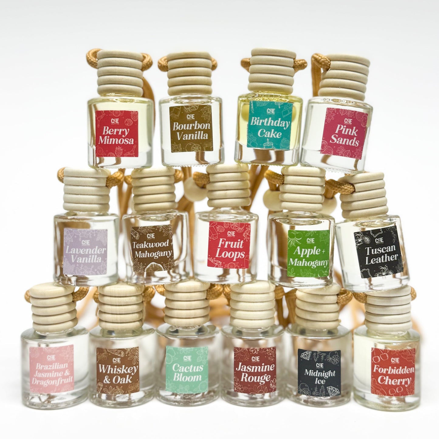 3 FOR $12 Car Fresheners Deal - High-Quality Scents - Variety Pack C & E Craft Co 