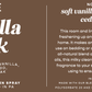 Vanilla Oak 4 oz Room & Linen Spray label