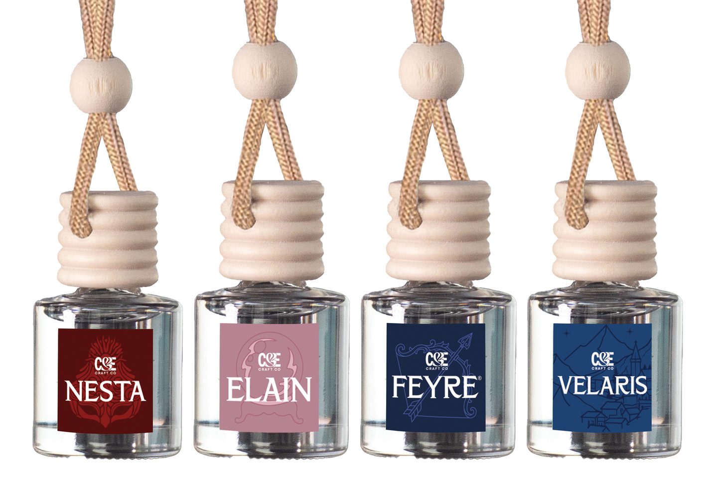 A Court of Thorns and Roses™ Car Freshener Collection | Official ACOTAR™ Scented Car Fresheners