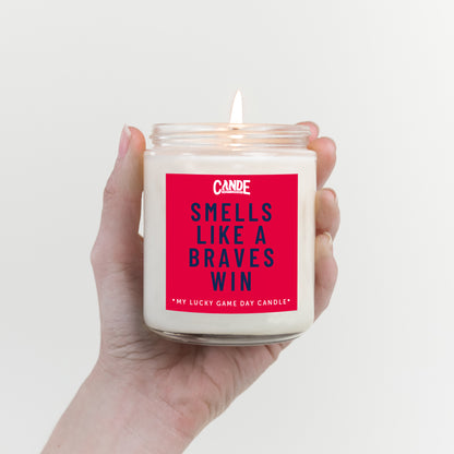 Smells Like A Braves Win Candle