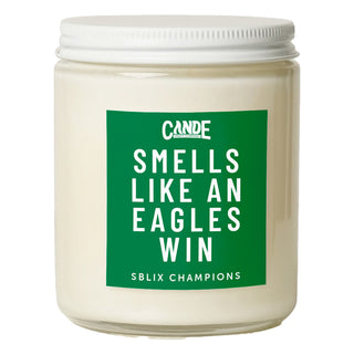 Smells Like an Eagles Win Candle SBLIX Edition