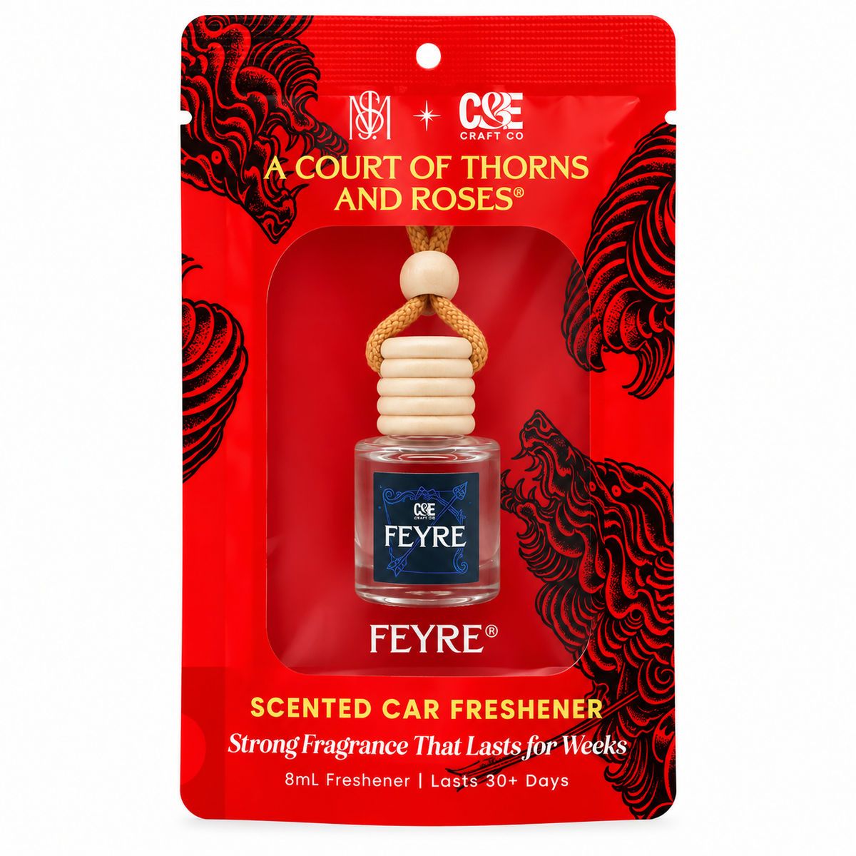 A Court of Thorns and Roses™ Car Freshener Collection | Official ACOTAR™ Scented Car Fresheners