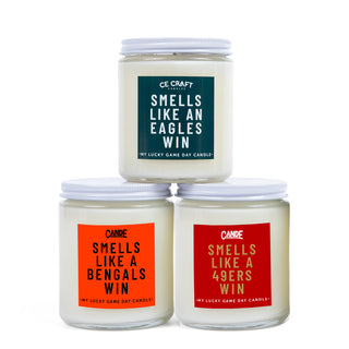 Smells Like a Football Win Scented Candle