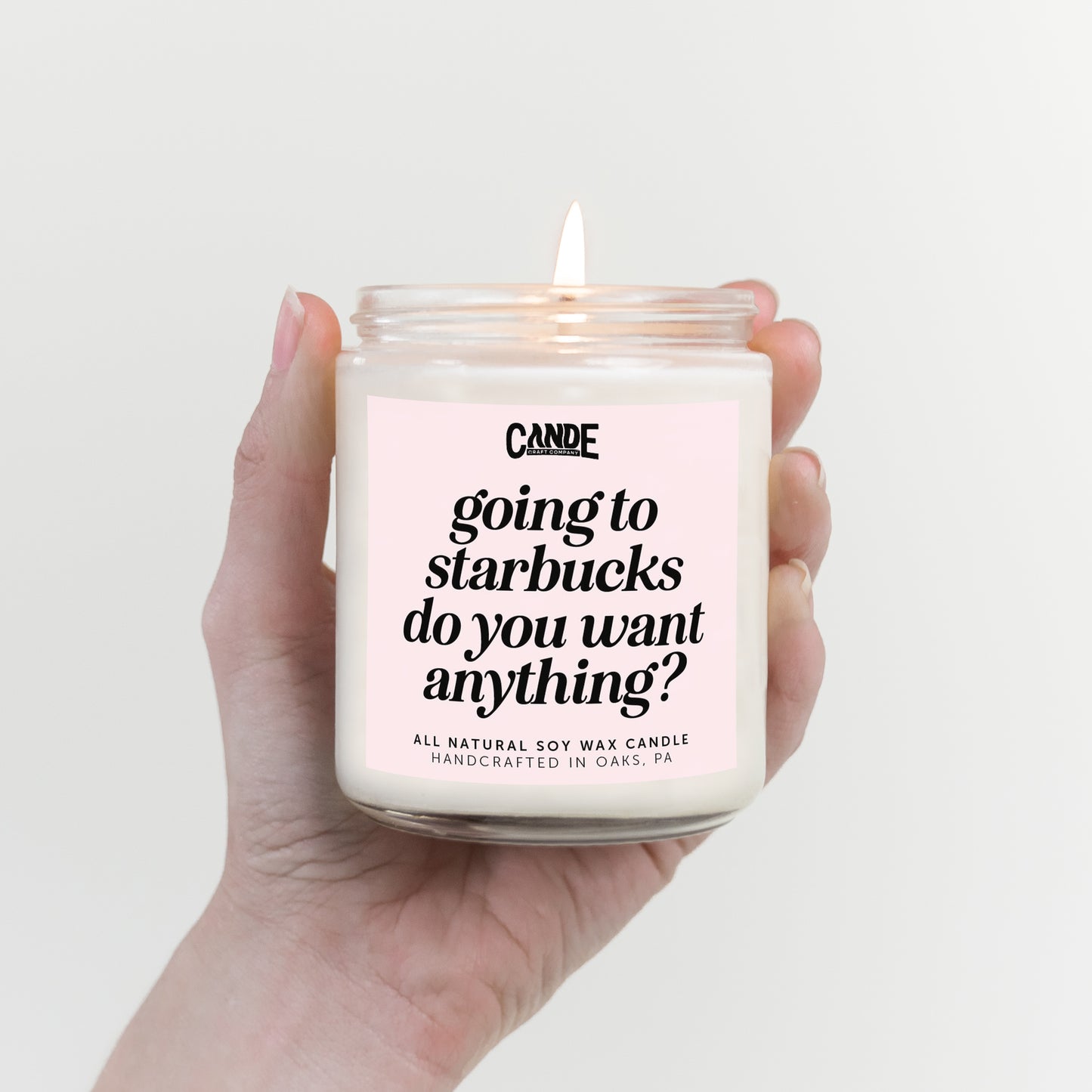 Going to Starbucks Do You Want Anything Candle