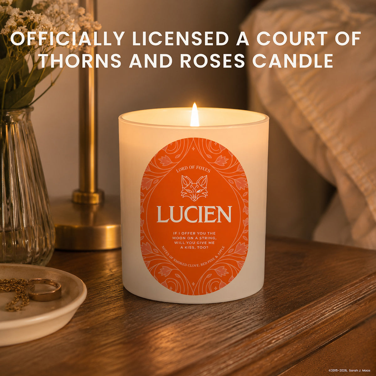 Lucien Scented Candle | A Court of Thorns and Roses™