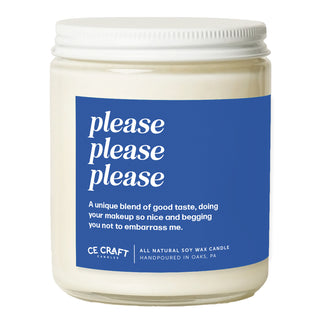 Please Please Please Candle