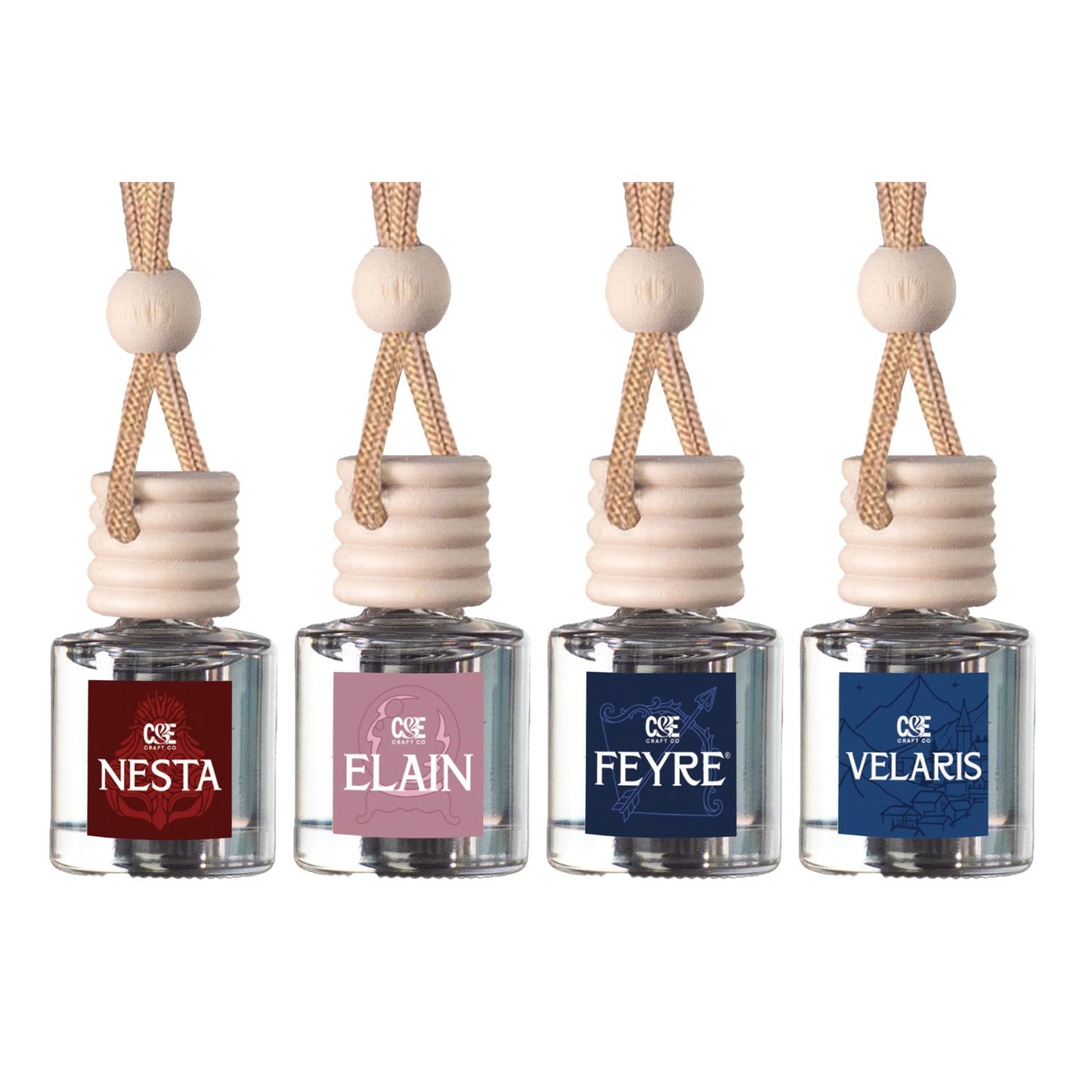 A Court of Thorns and Roses™ Car Freshener Collection | Official ACOTAR™ Scented Car Fresheners