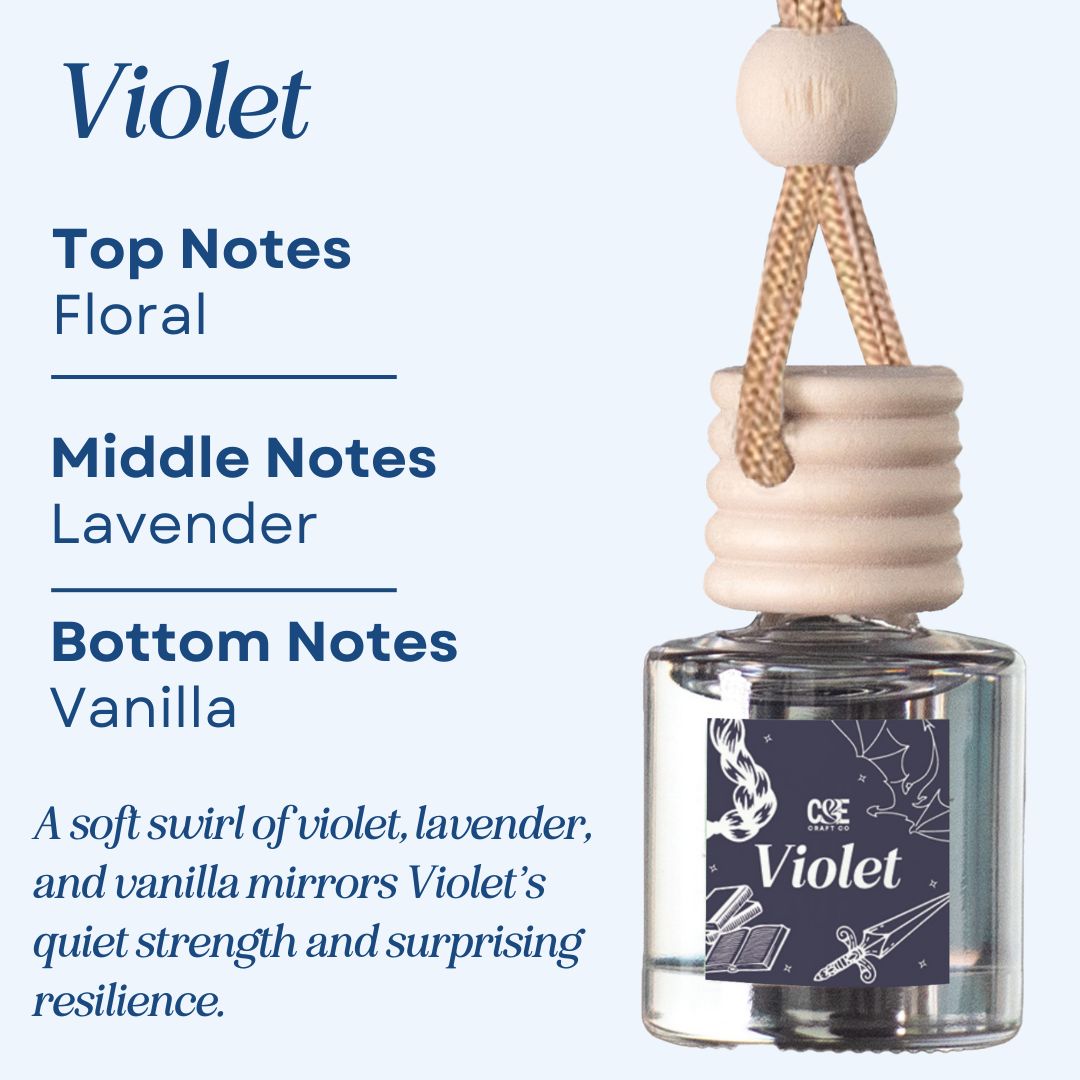 Bookish Scented Car Freshener - Long Lasting - Air Car Diffuser