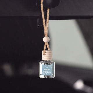 White Driftwood Scented Car Freshener