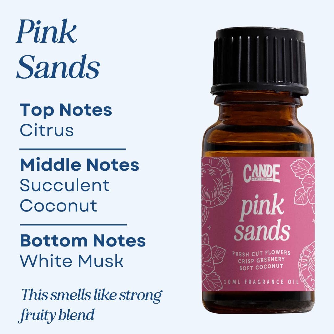 Scented Premium Fragrance Oil C & E Craft Co Pink Sands 