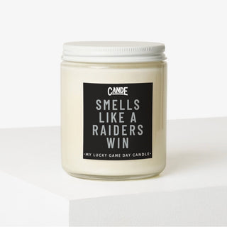 Smells Like a Football Win Scented Candle Candles CE Craft Raiders 