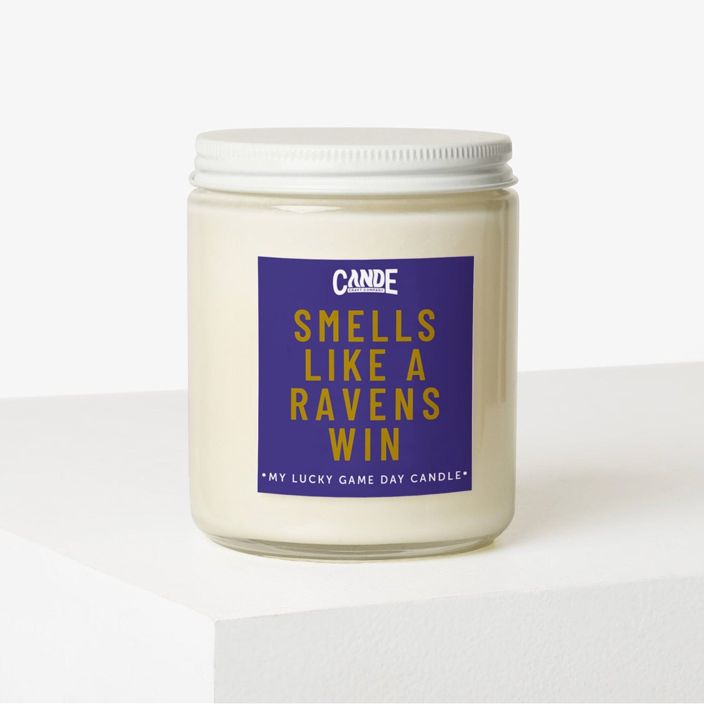 Smells Like a Football Win Scented Candle Candles CE Craft Ravens 