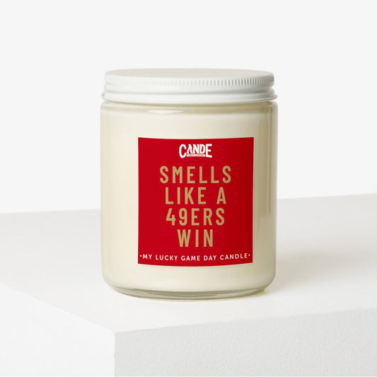 Smells Like a Football Win Scented Candle Candles CE Craft 49ers 