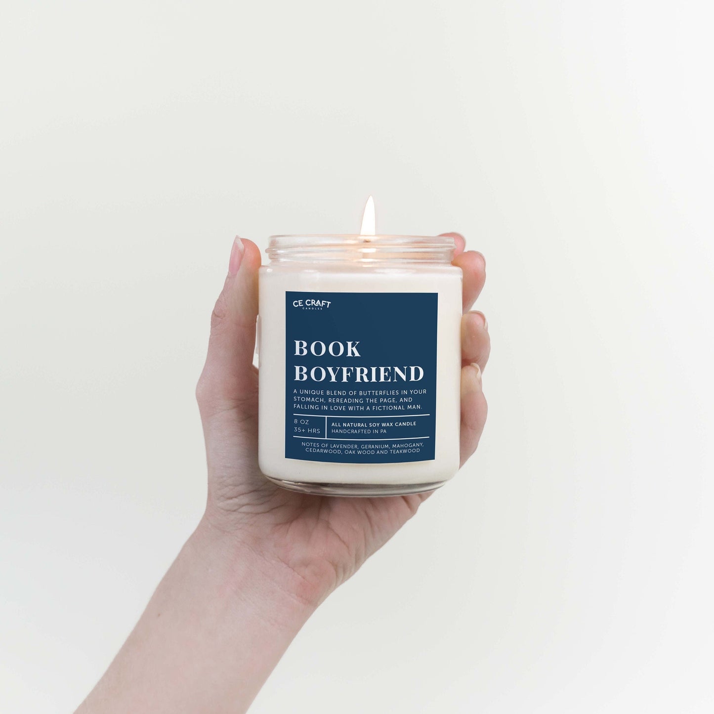 Book Boyfriend Candle Candle CE Craft 