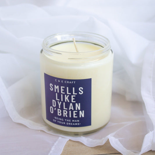 C&E - Smells Like Dylan O'Brien Soy Wax Candle - Smells Like Candle - Gift for Her C & E Craft Co 