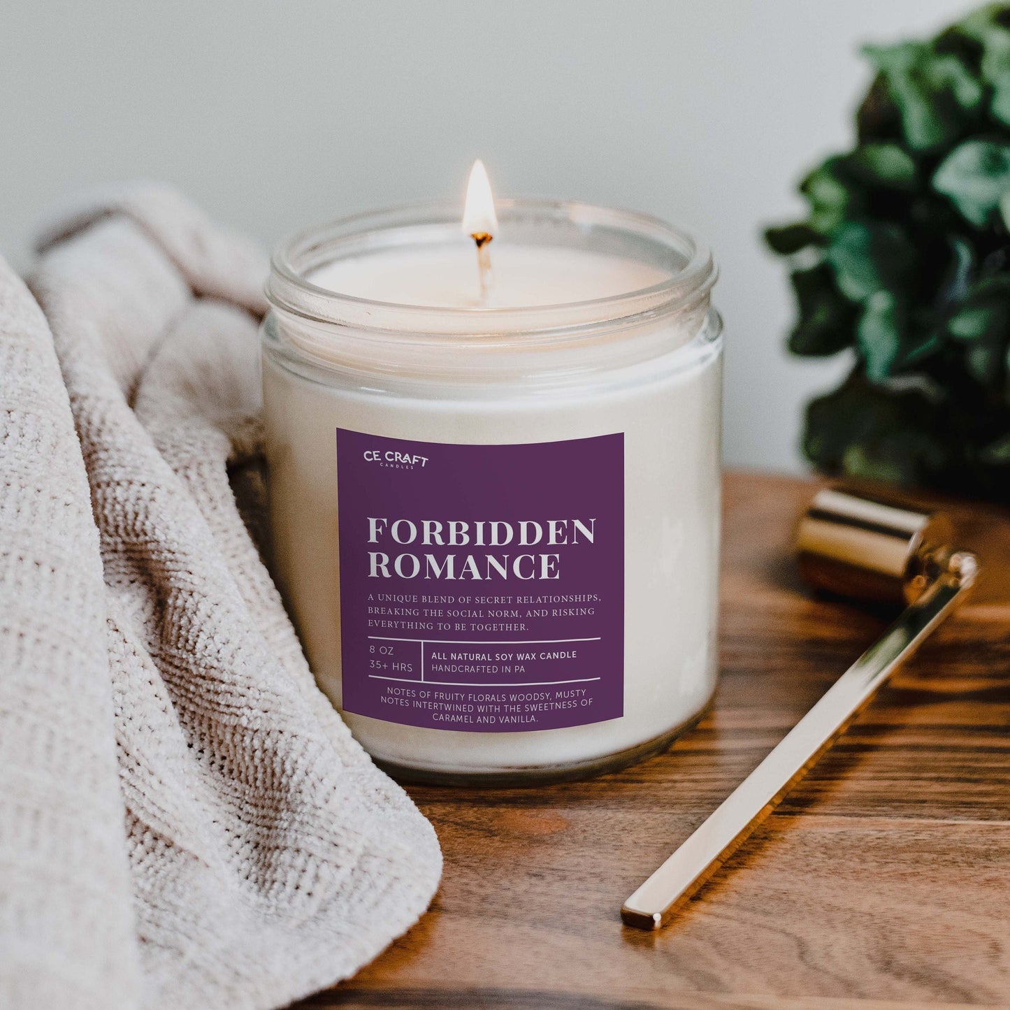 Forbidden Romance Candle C & E Craft Co 