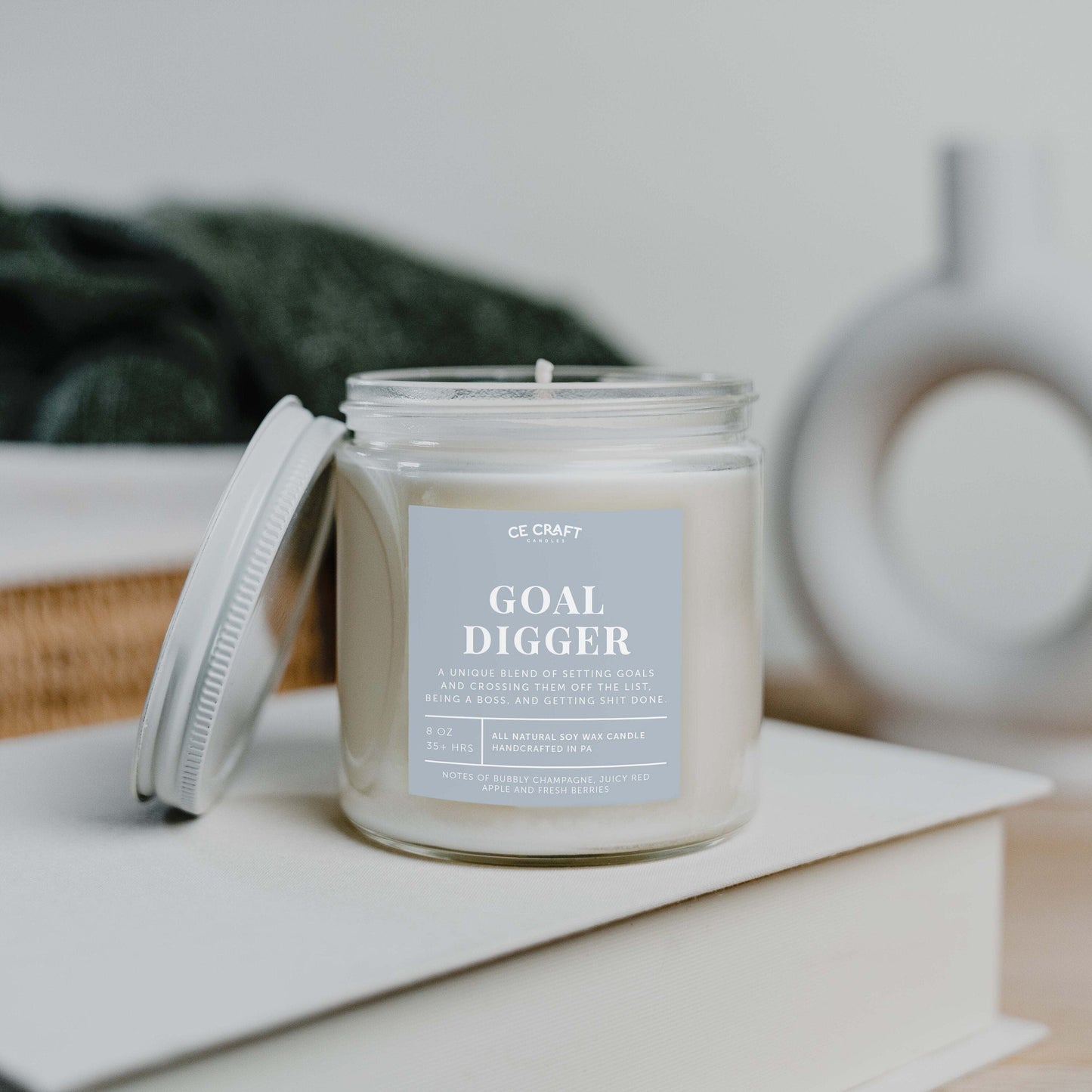 Goal Digger Candle C & E Craft Co 