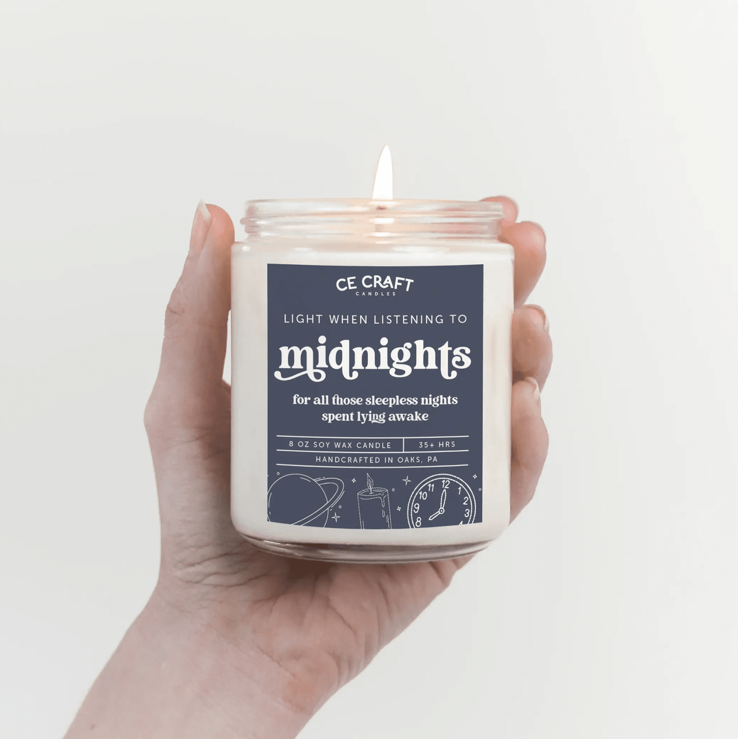 Light When Listening to Midnights Candle Candles CE Craft 
