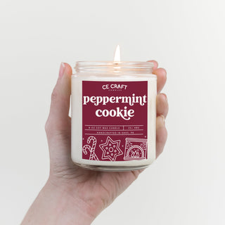 Peppermint Cookie Scented Candle Candles CE Craft 